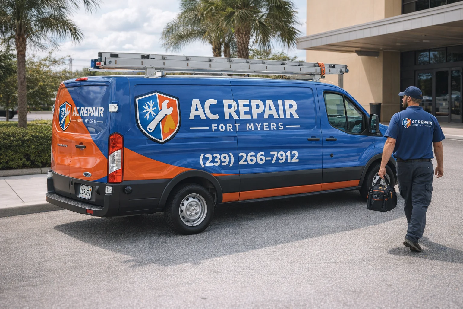 AC Repair Fort Myers - Branded Van 2